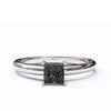 varitsa-jewellers - Solitaire Gold Engagement with 0.35ct Princess Cut Black Onyx - 01SG03O